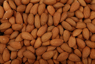 Full frame shot of almond for sale