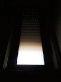 Low angle view of illuminated ceiling in building