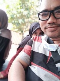 Portrait of smiling young man