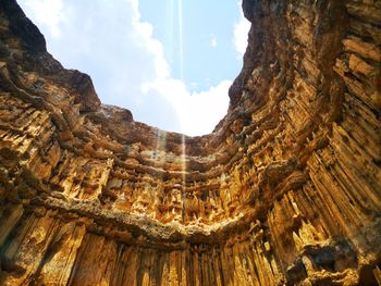 Low angle view of a temple