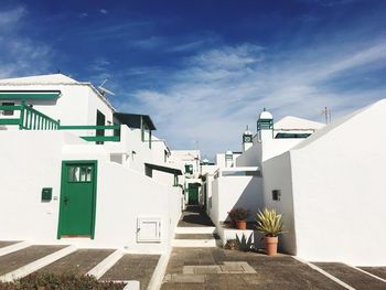 Residential buildings against sky