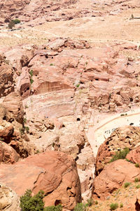 Rock formations in a desert