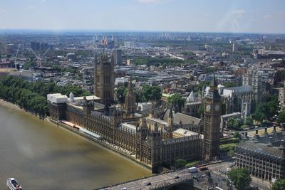 Aerial view of cityscape