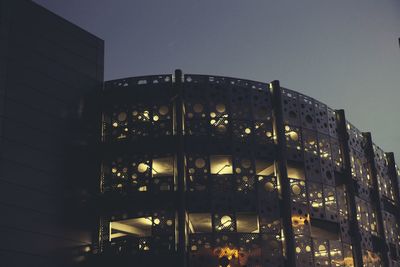 Low angle view of building against sky