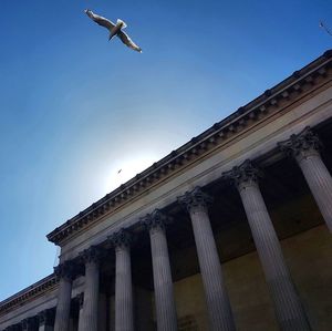 Low angle view of historical building