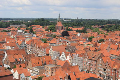 Aerial view of cityscape