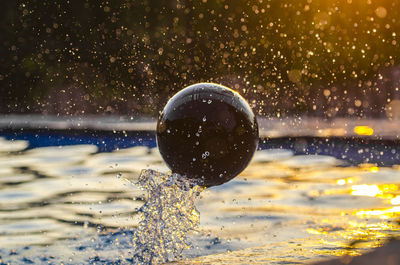 Ball in the water