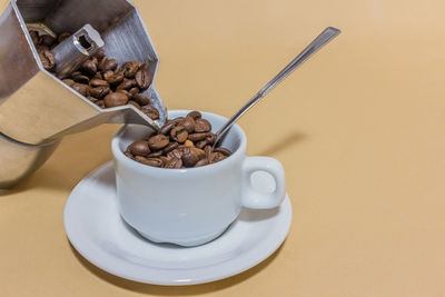 Close-up of drink on table