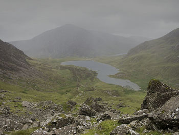 Scenic view of mountains