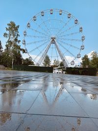 Ferris wheel against sky