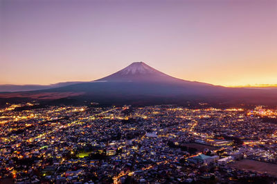 Aerial view of city