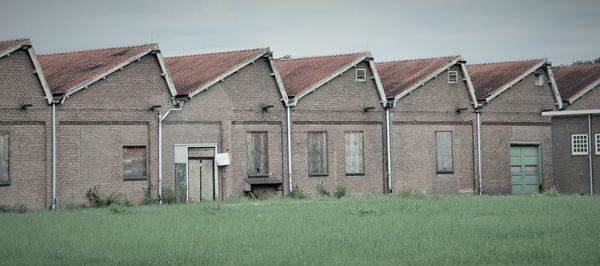 Houses against sky