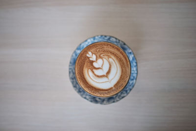 Close-up of coffee on table