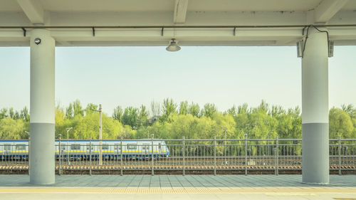 Bridge over river against sky