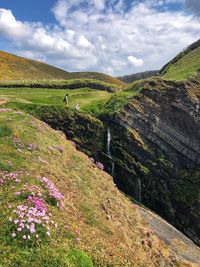 Scenic view of landscape against sky