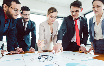 Group of people working in office