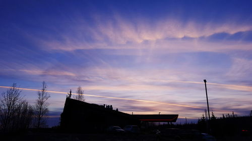 Low angle view of built structure against sky