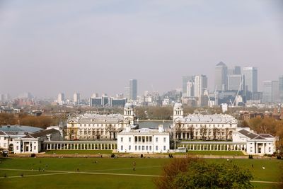 Skyscrapers in city