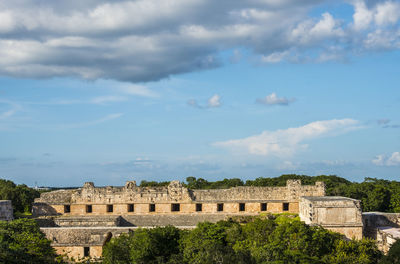 Uxmal. traveling around yucatan peninsula in mexico