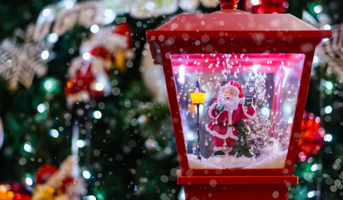 Close-up of christmas decoration