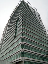 Low angle view of modern office building