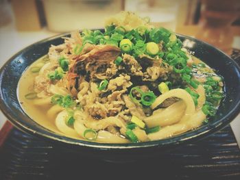 Close-up of food in bowl