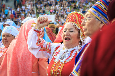 Group of people in traditional clothing