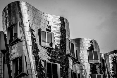 Low angle view of buildings against sky