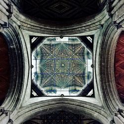 Low angle view of ceiling