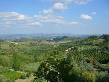 Scenic view of landscape against sky