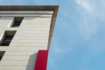 Low angle view of building against sky