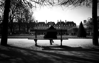 Woman walking in park