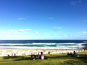 People on beach