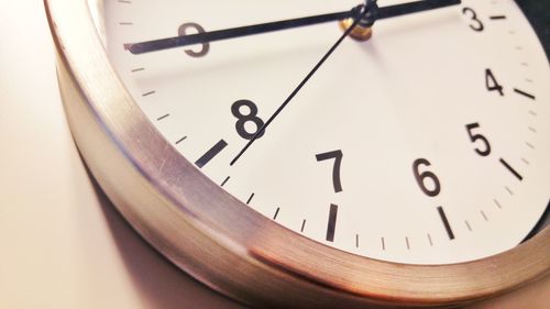 Close-up of clock