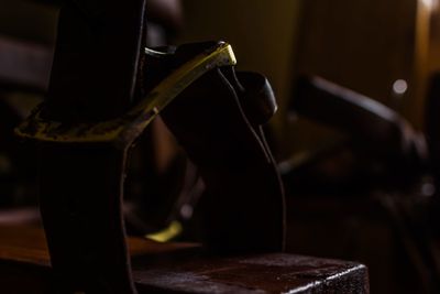Close-up of vase on table