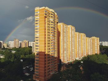 View of skyscrapers against sky