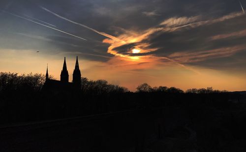 Scenic view of sky at sunset