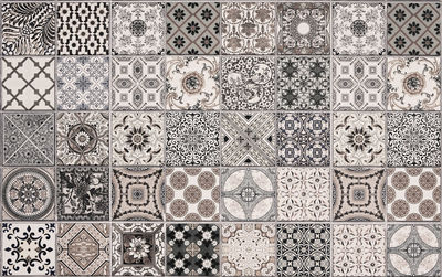 Full frame shot of tiled floor