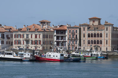 View of buildings in city