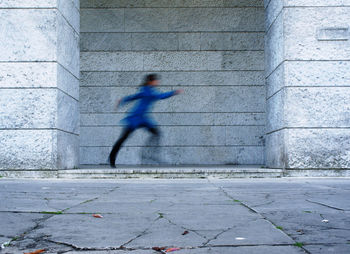 Full length of woman in water