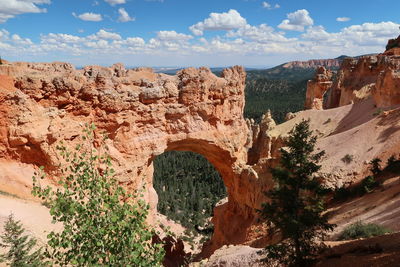 Scenic view of bryce canyon
