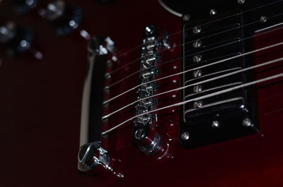 Close-up of guitar