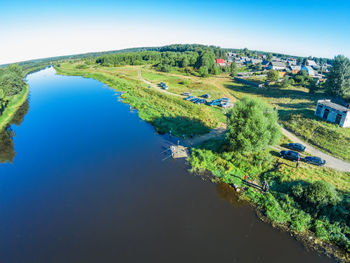 Aerial view of a landscape