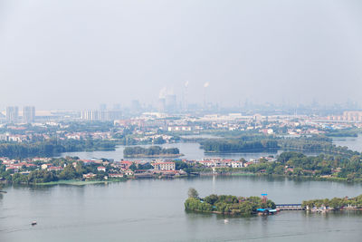 Boats in river