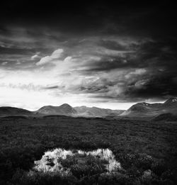 Rannoch moor glencoe scotland