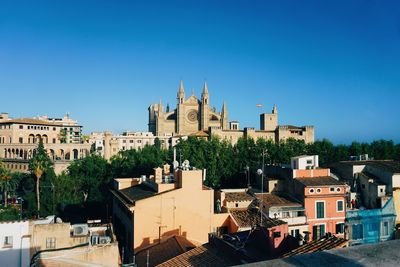 Buildings in palma de majorca 