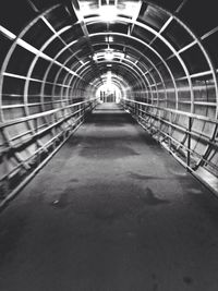 Illuminated tunnel