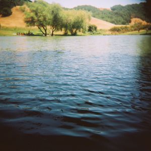 Scenic view of lake