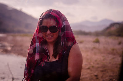 Portrait of smiling young woman