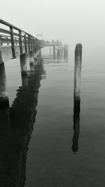 Reflection of built structures in water